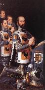 Pieter Pourbus Portrait of Jan Lopez Gallo and His Three Sons oil painting